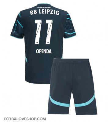 RB Leipzig Lois Openda #11 Dětské Alternativní Dres 2024-25 Krátký Rukáv (+ trenýrky)